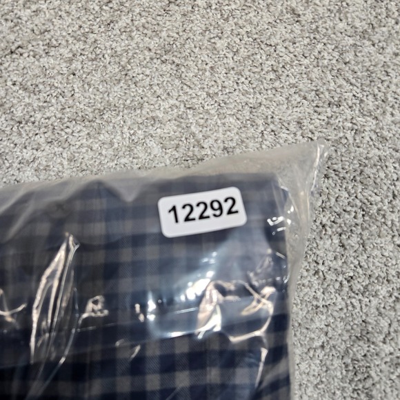 UNTUCKit Performance Flannel Shirt Mens XL Blue Bergstrom check gingham - Picture 10 of 10